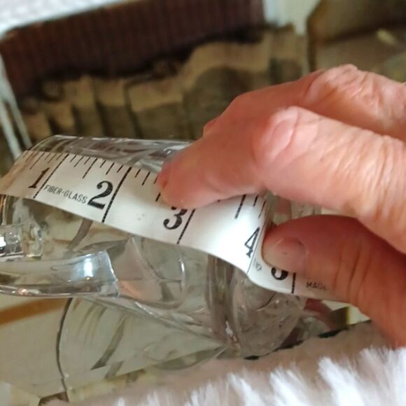 Princess house Etched Crystal Small Milk Pitcher - Picture 8 of 9